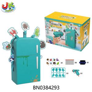 Gran oferta, máquina de juego eléctrica para disparar insectos, juguete con pistola de juguete, balas de espuma, juego de objetivo giratorio - Product Image 6