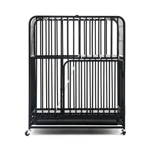 Grande Sala de Contenção Para Animais de Estimação Bacia do animal de Estimação Cama de Gato Casa Pet Rodas Móveis Crate Gaiola Two-tier