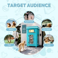 Machine de bain automatique pour animaux de compagnie, écologique, hygiénique, de haute qualité, pour le toilettage des chiens en extérieur