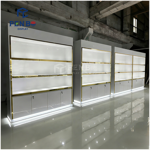 Vetrina Espositiva di Alta Gamma per Gioielli e Profumi, Espositore Bianco per Orologi e Gioielli per Showroom - Product Image 1