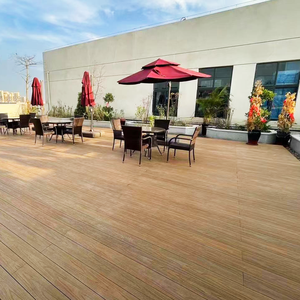 Dalles de terrasse <span class=keywords><strong>en</strong></span> WPC <span class=keywords><strong>pour</strong></span> balcon, appartement, extérieur, cour, anti-éclats, utilisation sûre, nettoyage facile - Product Image 5