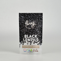 Aangepaste Afdrukken Vochtbestendige Stand Up Rits Pouch Voedsel Plastic Verpakking Zak Voor Noten Droog Fruit Koekjes Met Doorzichtig Venster