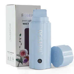 Low MOQ 2 In 1 Portable Colorful Depilatory Wax Hair Removal Epilator Roll On Heater For Beauty Salon Personal Use