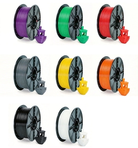 Filamento para Impresión <span class=keywords><strong>3D</strong></span> PLA PETG Monocromático, Filamentos para Impresión <span class=keywords><strong>3D</strong></span> PETG TPU ABS, Varillas de Plástico Extruido Negras, Accesorio para Impresoras <span class=keywords><strong>3D</strong></span> - Product Image 6