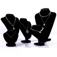 Vente en gros ensemble de présentoir de produit support collier pendentif chaîne affichage mannequin bijoux buste pour spectacle