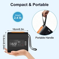 Pompe électrique pour SUP rechargeable 22 PSI haute pression, gonflage/dégonflage intelligent à double étage, arrêt automatique, ABS, écologique, portable