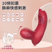 Vibrateur clitoridien avec sensation de toucher réel, stimulateur de culotte portable pour femme, 10 vibrations, télécommande, faible MOQ