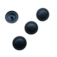 Bouton de blazer en laiton doré gaufré, bouton-pression uni à coudre pour costume ou manteau pour homme, boutons de manteau en métal doré pour la couture