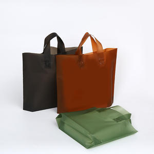 Sac fourre-tout en plastique PE écologique réutilisable personnalisable, sac d'emballage pour vêtements, sac de shopping avec votre propre logo - Product Image 1