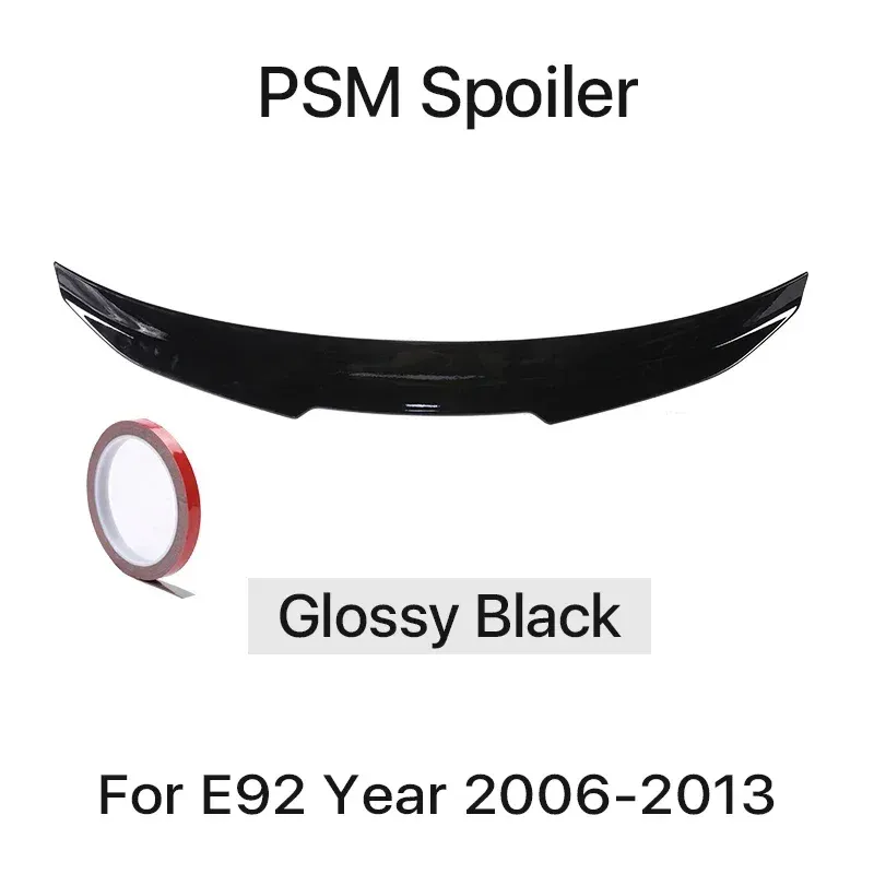 e92 PSM noir brillant
