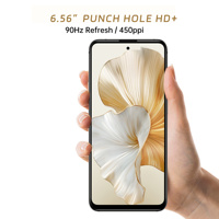 Teléfono Inteligente Android 14 Desbloqueado, Pantalla HD+ de 6.56 Pulgadas, Octa Core, 6GB+128GB, 5000mAh, Celular 4G, 48MP