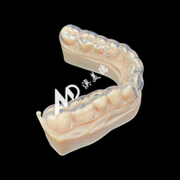Protège-dents de nuit double couche souple et rigide |   Attelle occlusale hybride personnalisée pour les cliniques professionnelles