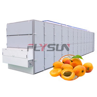 Séchoir à bande en maille d'acier inoxydable multicouche à grande capacité, continu, automatique, écologique, haute productivité pour aliments