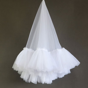 Декоративная подвесная драпировка в форме облака из шелковой сетки для свадеб, мероприятий, оформления фона, уличных фотосессий и дней рождения - Product Image 2