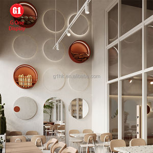 Vitrina de Exhibición para Cafetería a Precio de Fábrica, Diseño Personalizado de Vitrina para Panadería, Estante de Exhibición de Pan de Pared - Product Image 1