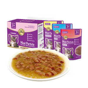 12 sacs/boîte chaton chiot viande particules 85g nutrition complète haute protéine soutien digestif animal chat <span class=keywords><strong>chien</strong></span> <span class=keywords><strong>nourriture</strong></span> humide - Product Image 2