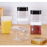 Bouteilles en plastique transparent pour aliments, miel, arachides, bonbons, 250 ml, 310 ml, 360 ml