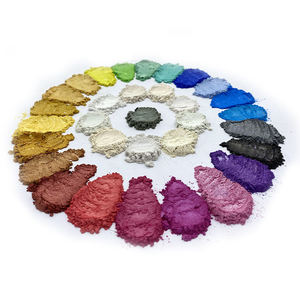 Bubuk dilapisi oksida besi, serbuk pigmen longgar merah, bubuk mika emas untuk Coating cat - Product Image 1