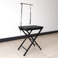 Table de toilettage pliable en aluminium en forme de X, réglable et portable, pour petits animaux – Modèle EUR PET très populaire