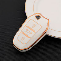 Coque de protection pour clé à distance en TPU pour Peugeot 2008 3008 4008 5008 308 408 508 Citroën C1 C2 C4 C6 C3-XR Picasso Grand DS3 DS5