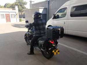 Caja Trasera Multifuncional de 45L <span class=keywords><strong>para</strong></span> Motocicleta, de Aleación de Aluminio, <span class=keywords><strong>para</strong></span> Scooter Honda, <span class=keywords><strong>BMW</strong></span>, Yamaha, Kawasaki, <span class=keywords><strong>Maletero</strong></span> <span class=keywords><strong>para</strong></span> Vehículo Eléctrico - Product Image 4