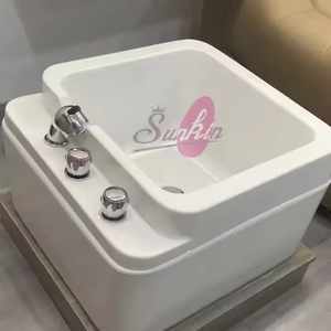 Professionelle Hydrotherapie-Sprudelbad-Pedikürewanne mit 7-Farben-LED, Acryl-Fußmassagebecken für Salon und Heim-<span class=keywords><strong>Spa</strong></span> - Product Image 2