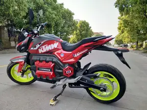 8000W 72V 75AH lityum pil Moto Eletrica yarış elektrikli motosikletler 100km/s ve 100KMS aralığı