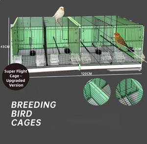 Jaula de Cría para Pájaros, Jaula Grande de Metal para Loros, Jaula Moderna Multicapa para Canarios, Jaulas de Cría para Mascotas con Bandeja de Plástico - Product Image 5