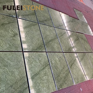 Polished of Verde <strong>Pavone</strong> used for wall - Product Image 4