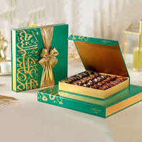Boîte à chocolat de luxe Eid Mubarak pour ramadan, boîte cadeau de chocolat comestible vide pour Date de ramadan