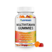 Gummies multivitaminées végétaliennes pour adultes SPL Private Label, avec fer, zinc et vitamines B, complément alimentaire pour soutenir le système immunitaire