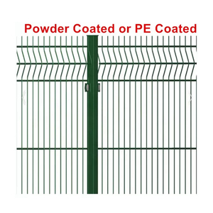 เครื่องทำรั้วลวดตาข่ายเหล็กเชื่อมโค้งงอ3D วัสดุโลหะสำหรับอาคารสวนกลางแจ้ง - Product Image 2