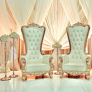 Chaise de trône royale et de reine d'occasion, prix d'usine 2024, vente populaire, événement, pas cher, pour la <span class=keywords><strong>location</strong></span> - Product Image 2