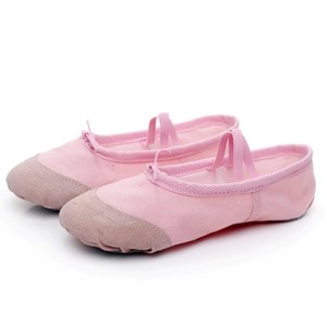 Zapatos planos <span class=keywords><strong>de</strong></span> lona rosa para niñas, calzado profesional <span class=keywords><strong>de</strong></span> <span class=keywords><strong>Ballet</strong></span> suave con garra <span class=keywords><strong>de</strong></span> gato, a la moda - Product Image 3