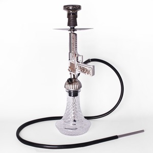 Moderner <span class=keywords><strong>Silu</strong></span> Craft Harz-Shisha-Halter in Pistolenform mit individuellem Logo – Geschenk - Product Image 2