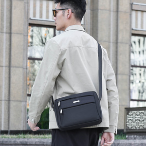 Sac Messager Homme en Tissu Oxford, Sacoche Décontractée Tendance, Imperméable, Motif Personnalisé, Logo Personnalisé, Vente en Gros - Product Image 6