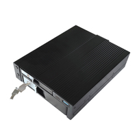 Convertitore SATA Unestech ST7227U per Server, Doppio Alloggiamento 2.5/3.5 Pollici, Enclosure USB Hot Swap per SSD/HDD con Interruttore di Alimentazione