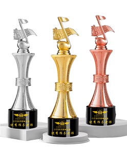 Trofeo de Micrófono Musical en Forma de Pulgar, Grabado en Cristal Pulido, con Personajes de Películas y Televisión, Arte Folclórico Minghuang, Personalizado y Profesional - Product Image 1