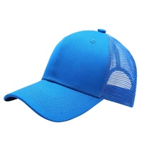Casquette Trucker en Toile Denim à 5 Panneaux Personnalisable avec Logo Réglable – Style Décontracté et Sportif