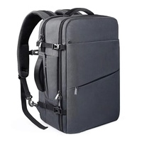 Échantillon gratuit Sac à dos décontracté pour homme, imperméable, pour ordinateur et école, avec logo personnalisé, en polyester
