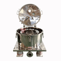 Centrifugeuse à panier plat à décharge supérieure de fabrication chinoise pour la déshydratation
