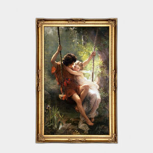 Peinture à l'huile sur toile pour décor d'art mural, grand classique célèbre <span class=keywords><strong>Pierre</strong></span> augste Cote personnes printemps - Product Image 1