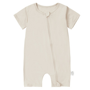 Pelele de Fibra de Bambú Popular para Bebés Unisex, Manga Corta, Ropa de Bebé Duradera para el Uso Diario - Product Image 2