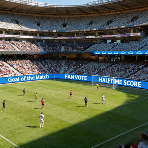 Écran LED RAYBO, panneau publicitaire LED dédié pour les matchs, P4, IP66, étanche, résistant aux chocs, pour les matchs de football. - Product Image 4