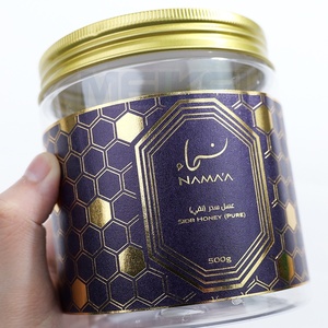 Đồng lá mật ong chai dán biểu tượng tùy chỉnh kết cấu giấy in ấn vàng stamper bằng chứng con dấu nhãn cho mật ong lọ - Product Image 6