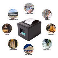 Impresora de recibos térmica Mini 80 mm de escritorio Macihne Bluetooth Wifi Android Ios impresora de facturas