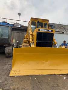 Caterpillar D7G de marque japonaise, bulldozer sur chenilles d'occasion, grand godet de 21 tonnes, bon marché et bon état - Product Image 3