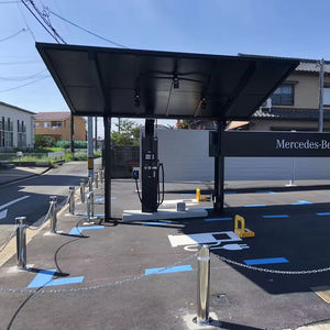 Cường độ cao năng lượng mặt trời công viên xe cài đặt cấu trúc năng lượng mặt trời PV carport gắn khung hệ thống năng lượng mặt trời carport cấu trúc - Product Image 3