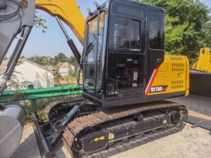 Mini-excavatrice Sany SY75C Pro d'occasion, modèle 2021, poids opérationnel 7T, capacité de la benne 0,5m³ - Product Image 4