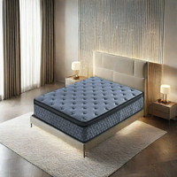 Pas de prix élevé Matelas hybride en mousse à mémoire de forme de toutes tailles avec ressort ensaché Emballage en mousse à gel à mémoire de forme avec logo à vendre